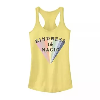 Радужная майка Juniors' Kindness Is Magic в стиле ретро