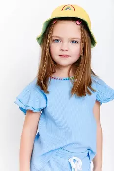 Радужная панама двусторонняя Lola + The Boys, желтый