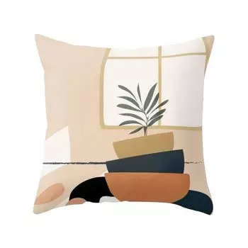 Радужный геометрический узор с принтом, наволочка, наволочка, домашний декор для кровати, дивана, Декор-#15 Stuttg