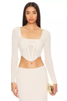 Раджу топ Nbd, бежевый