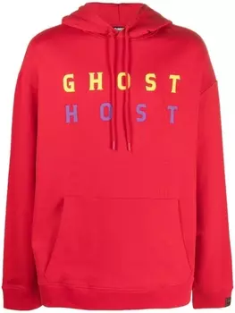 Raf Simons худи с принтом Ghost Host, красный