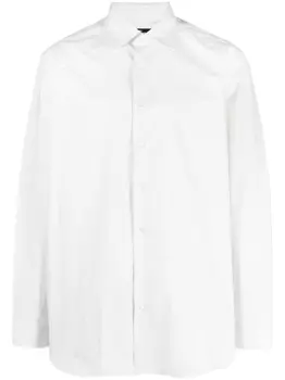 Raf Simons рубашка с надписью, серый