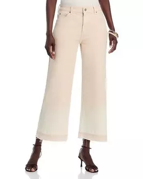 Рафаэлла Высокие укороченные джинсы в винтажном стиле - эксклюзив Kobi Halperin, слоновая кость/кремовый