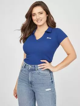 Rafina Поло Guess Factory, цвет ocean bottom