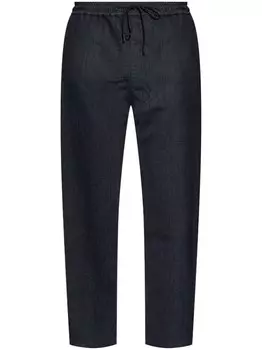 Rag & bone брюки широкого кроя, черный