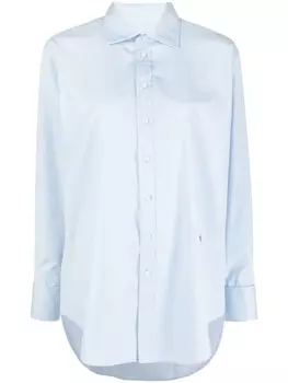 rag & bone classic button-up shirt, синий
