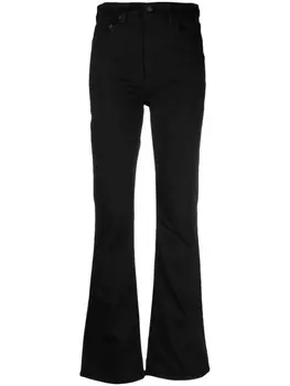 rag & bone джинсы bootcut Peyton, черный