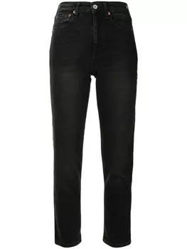 rag & bone джинсы скинни, черный