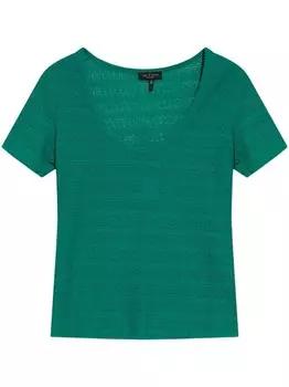 Rag & bone футболка Джулия, зеленый