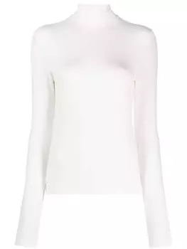 rag & bone футболка с воротником-стойкой, белый