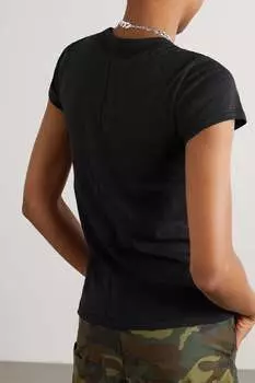 RAG & BONE футболка The Tee из хлопкового джерси, черный