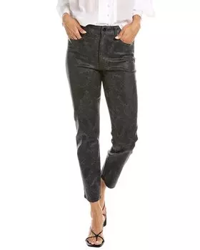 Rag & bone Nina Snakefoil1 Джинсы-сигареты с высокой посадкой и длиной до щиколотки, синий