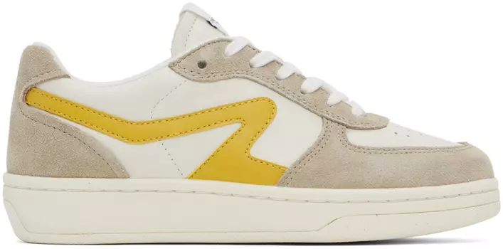 rag &bone Off-Бело-серые кроссовки в стиле ретро rag & bone