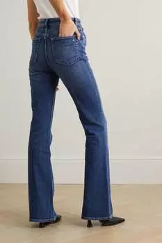 RAG & BONE расклешенные джинсы Casey с высокой посадкой, деним