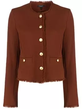rag & bone шерстяной жакет Carmen, коричневый