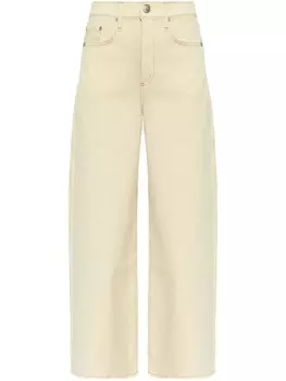 Rag & bone широкие джинсы Sofie с высокой посадкой, нейтральный цвет