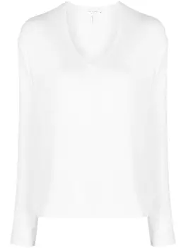 rag & bone толстовка Hudson тонкой вязки, белый