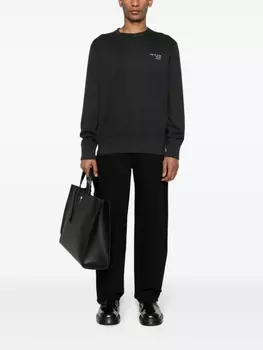rag & bone толстовка с логотипом, черный