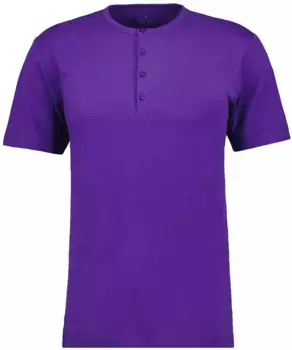 RAGMAN футболка на пуговицах, фиолетовый