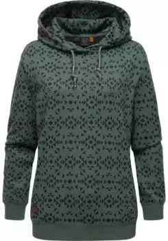 Ragwear Hoodie "Cinda", модная толстовка с высоким воротником, зеленый