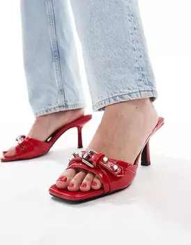 Raid - Kelisa - мюли на шпильке вишневого цвета