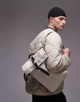 Rains – 13330 – Кремовый, водонепроницаемый мини-рюкзак, сворачивающийся сверху