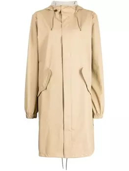 Rains непромокаемая парка Fishtail, нейтральный цвет
