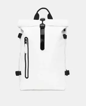 Rains Rolltop Rucksack большой контрастный рюкзак, белый