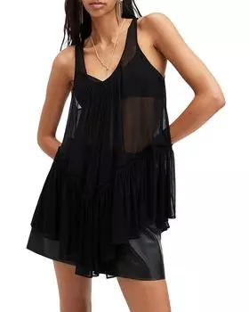 Рэйч Топ ALLSAINTS, черный