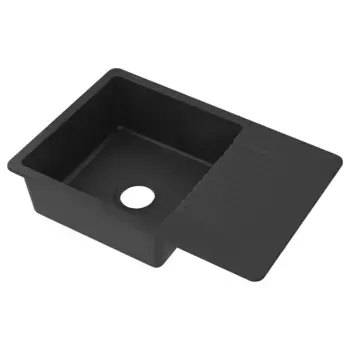 Раковина с 1 чашей и крылом, черная, 72x46 см, KILSVIKEN IKEA