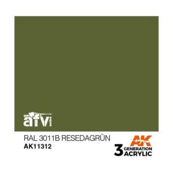 RAL 6011B Резедагрун, 3rd Gen Acrylic - AFV