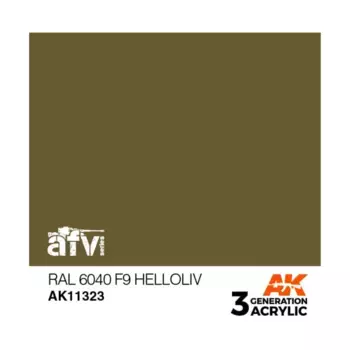 RAL 6040 F9 Хеллолив, 3rd Gen Acrylic - AFV