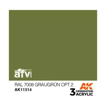 RAL 7008 Граугрюн ОПТ2, 3rd Gen Acrylic - AFV