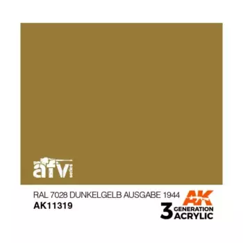RAL 7028 Дункельгельб Аусгабе 1944 г., 3rd Gen Acrylic - AFV
