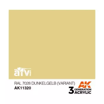 RAL 7028 Дункельгельб (вариант), 3rd Gen Acrylic - AFV
