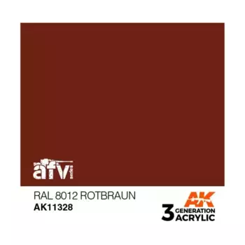 RAL 8012 Ротбраун, 3rd Gen Acrylic - AFV