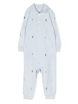 Ralph Lauren боди с вышивкой Polo Pony, синий