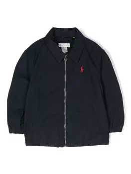 Ralph Lauren бомбер с вышитым логотипом, синий