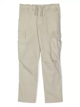 Ralph Lauren брюки карго с кулиской, нейтральный цвет