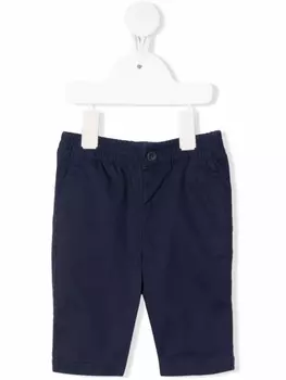 Ralph Lauren брюки с вышитым логотипом, синий