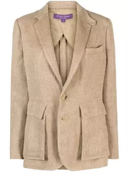 Ralph Lauren Collection блейзер Rileigh, нейтральный цвет