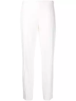 Ralph Lauren Collection брюки Annie кроя слим, нейтральный цвет