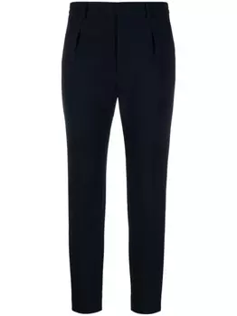 Ralph Lauren Collection брюки Clancy строгого кроя со складками, синий