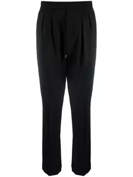 Ralph Lauren Collection брюки Seina со складками, черный