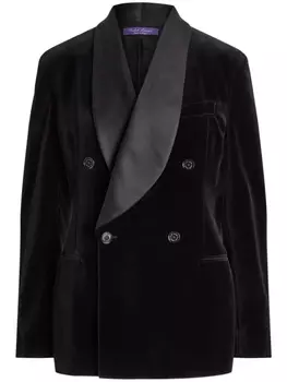 Ralph Lauren Collection двубортный блейзер, черный