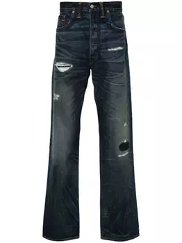 Ralph Lauren Collection джинсы с прорезями, синий