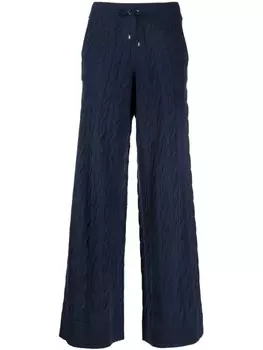 Ralph Lauren Collection кашемировые брюки широкого кроя, синий
