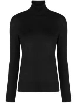 Ralph Lauren Collection кашемировый джемпер с высоким воротником, черный