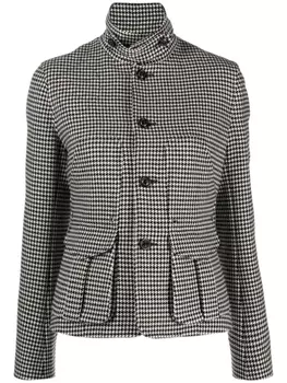 Ralph Lauren Collection куртка Cartwright в ломаную клетку, черный