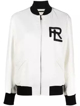 Ralph Lauren Collection куртка Emory с нашивкой-логотипом, белый